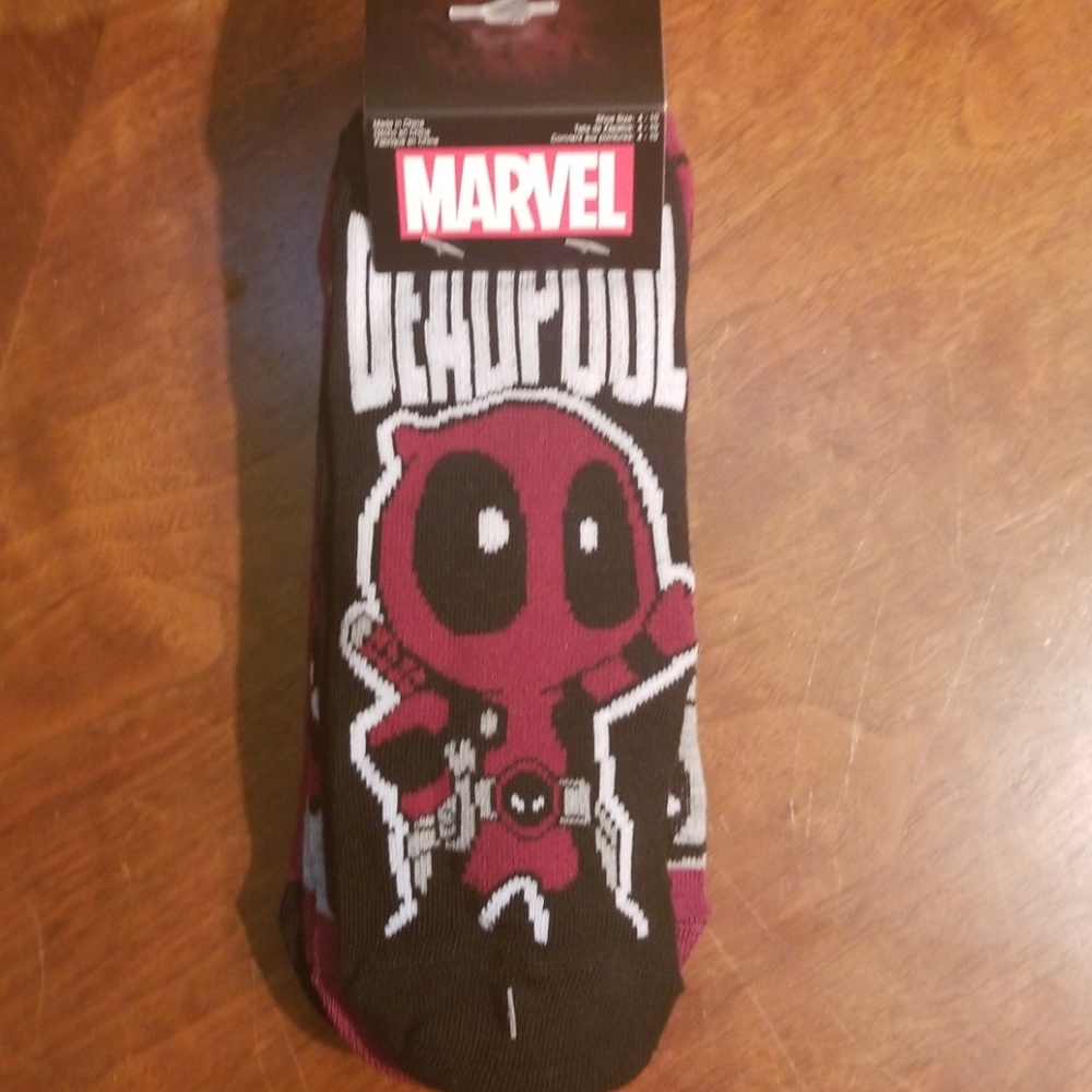 **SOLD**Deadpool socks 5 pairs